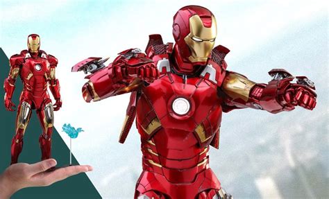 Iron Man Mark VII Scale Figure By Hot Toys Sideshow Collectibles Iron Man Helmet Iron Man