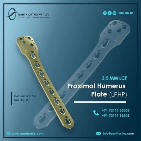 3 5 Mm LCP Proximal Humerus Plate LPHP At 3500 LCP Plates In