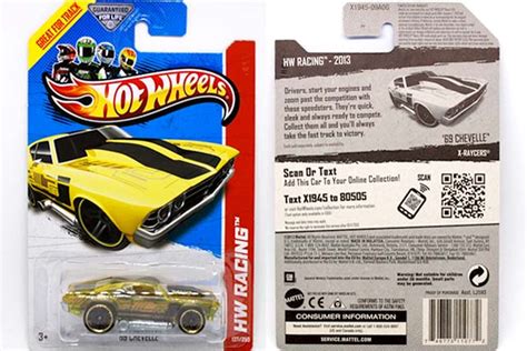 CHEVELLE X RAYCERS のレビュー透明なボディのライセンスドカー X Hot Wheels 情報まとめ ホットウィール にわかマニア