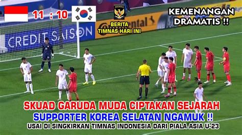 Supporter Korea Selatan Ngamuk Usai Timnasnya Disingkirkan Indonesia Di