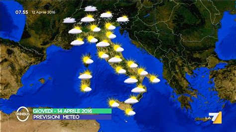 Previsioni Meteo 12 04 2016 YouTube