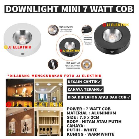 Jual Lampu LED Downlight Outbow Spotlight COB Spot Light Sorot 5W 5