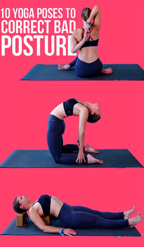 Practice These 10 Yoga Poses To Correct Bad Posture Bad Posture Yoga