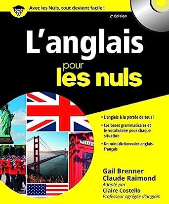 Amazon Fr L Anglais Pour Les Nuls E Dition Brenner Gail