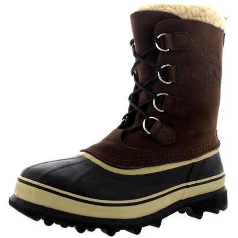 Mens Sorel Caribou Fleece Lined Snow Mid Calf Winter Waterproof Boots Us 8 13 Ebay