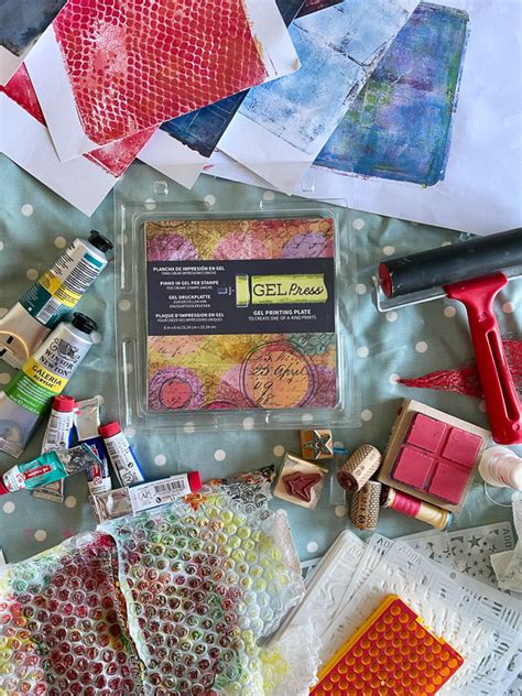 How To Start Gelli Printing 9 Super Easy Steps VickyMyersCreations