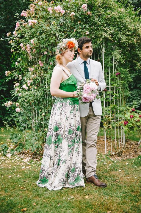 Wedding Dress For A Garden Party Wedding Eccentric Outdoor Indoor