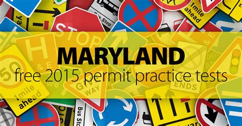 Free Maryland Mva Permit Practice Test Md