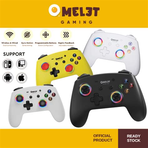 Omelet Gaming Switch Pro Wireless Gaming Controller Crystallized