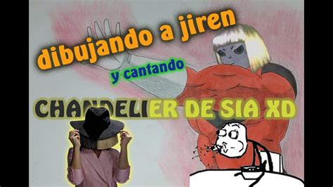 CÓMO DIBUJAR A JIREN y cantando Chandelier de SIA XD DB Dibujos YouTube