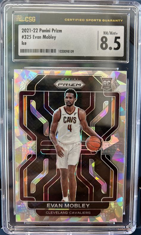 2021 22 Panini Prizm Ice Prizm 325 Evan Mobley RC For Sale Online