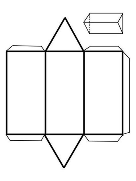 Tiempo De Tareas Prisma Triangular Para Imprimir Y Armar Cuerpos