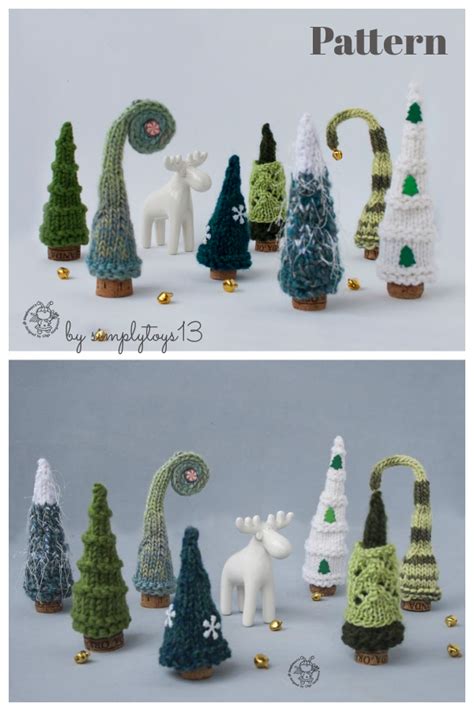 5 Cork Trees Knitting Patterns