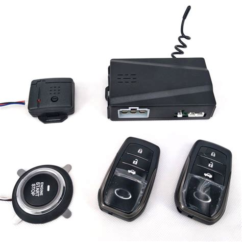 Partol Smart Key Pke Car Alarm Passive Keyless Entry Car System Engine