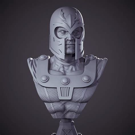 Magneto X Men Bust 3d Model 3d Printable Cgtrader