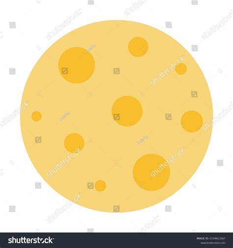 Full Moon Symbol Icon Emoji Isolated Stock Vector (Royalty Free) 2119613267