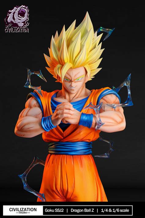 Civilization Studio Scale Super Saiyan Goku Gk Resin Statue