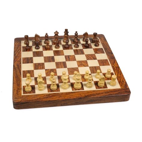 Coffret Jeu D Echecs Magn Tique En Bois D Acacia Magasin Sp Cialis