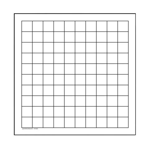 Geyer Instructional Products Tableau Blanc Mural Easy Cling Graph In