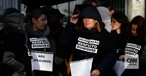 Professores Alunos E Funcion Rios Em Protesto No Agrupamento De