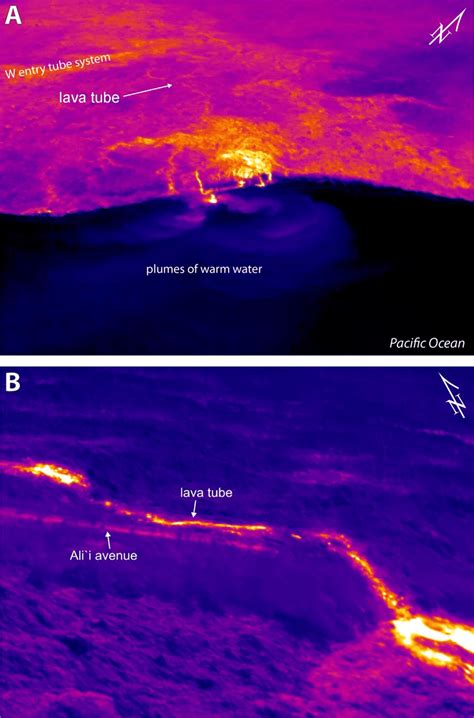 Thermal images have helped HVO geologists map Kīlauea's lava tube ...