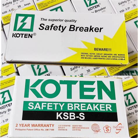 Original Koten Safety Breaker With Aircon Universal Outlet KSB S 20A