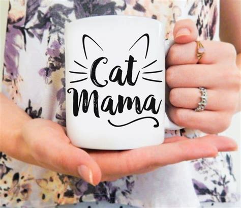 Cat Mama Coffee Mug Cat Mug Cat Lover Ts Funny Cat Mug Crazy