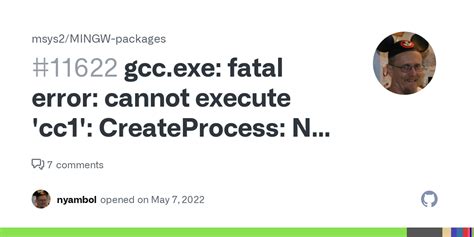 Gcc Exe Fatal Error Cannot Execute Cc Createprocess No Such File