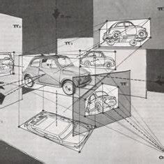 Rebatimento em épura Fonte Massironi 1982 Os sistemas percepção e