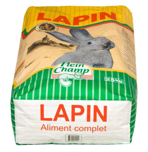 Plein Champ Aliment Complet Pour Lapin 25 Kg Jardiland