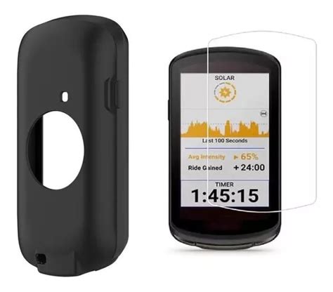 Kit Pelicula Case Capa Silicone Para Gps Garmin Edge 1040