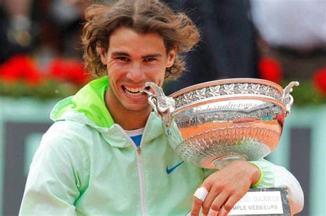 Leyenda Los Grand Slam De Rafael Nadal A Lo Largo De Su