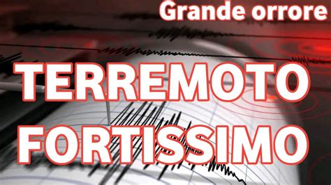 1 Secondo Fa Un Fortissimo Terremoto Ha Colpito L Italia Oggi