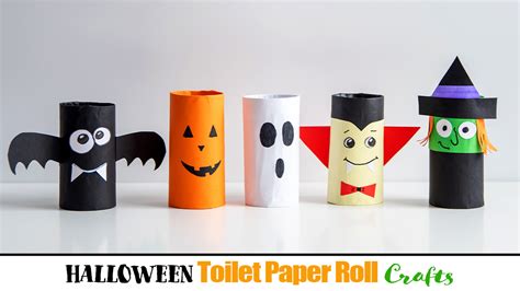 Halloween Toilet Paper Roll Crafts - Happy Toddler Playtime