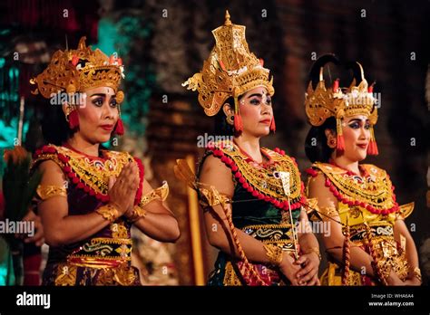 Traditional Balinese Dance Performance Ubud Bali Indonesia
