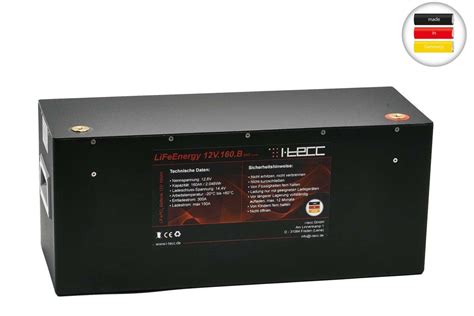 Lifepo Batterie V Ah Inkl Bms I Tecc Lifeenergy