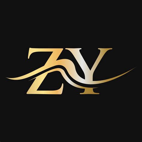 Letter Zy Logo Design Template Monogram Business And Company Logotype 18833446 Vector Art At