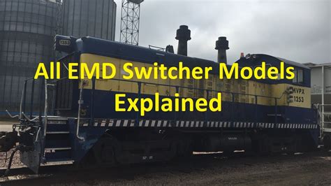 All Emd Yard Switcher Models Explained Swscnwncmpttr Youtube