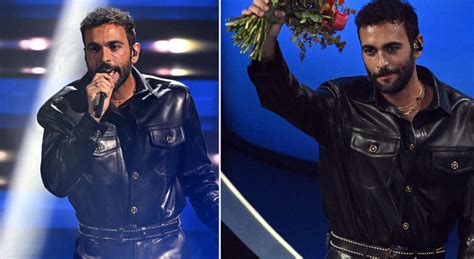 Marco Mengoni Look In Pelle A Sanremo Fan In Estasi Il Re Tornato