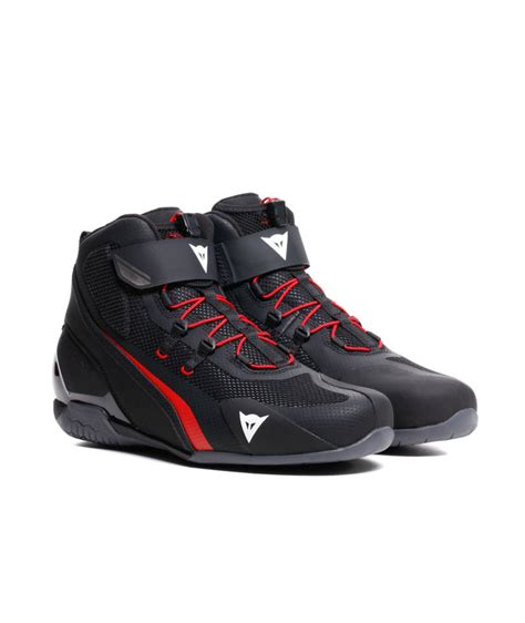 Dainese Herian Air Shoes Black Lava Red Da B Boots Motostorm