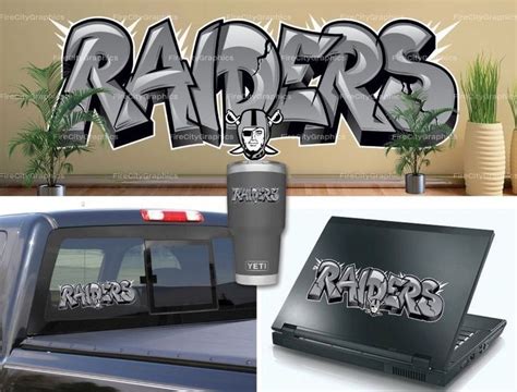 Pin by Ernie Dorado on raider nation | Raiders, Wall decor decals, Graffiti