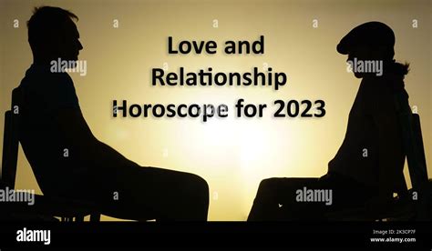 Love And Relationship Horoscope For 2023 New Year Astrology Concept