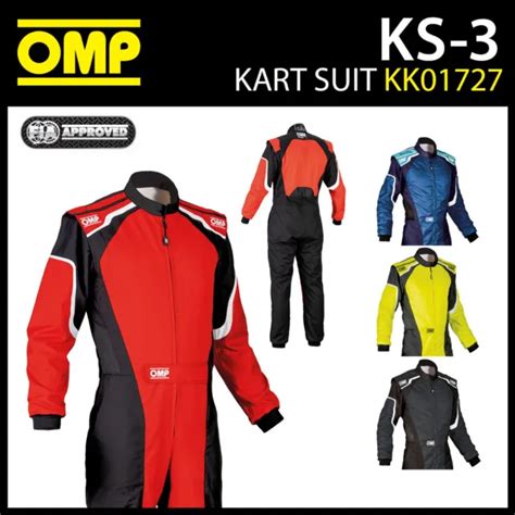 Omp Ks Adult Kart Suit Go Karting Cik Fia Level Approved In Colour