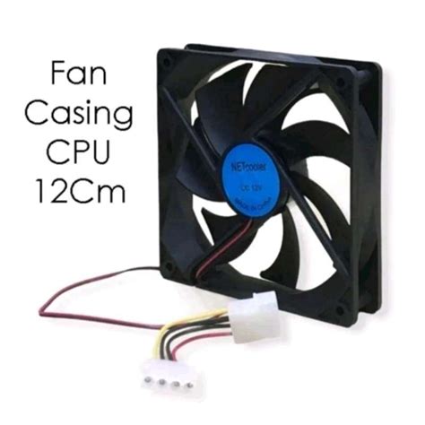 Jual Fan Case 12 Cm Hitam Kipas Casing CPU Net Cooler Di Seller Duntech