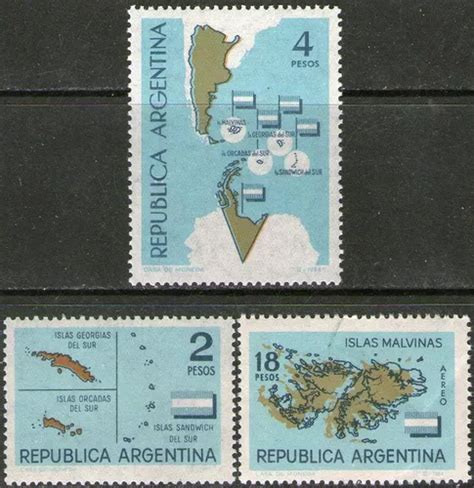 Argentina Serie X Sellos Mint Aniv Posesi N Islas Orcadas Islas