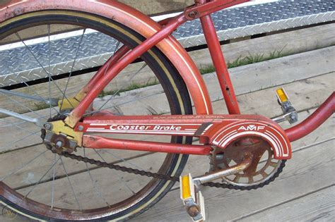 Vintage 20 Inch Amf Roadmaster Bicycle Girls Or Boys Hard Tires