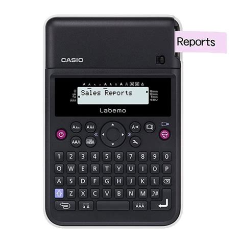 Casio Label Printer 2 Lines 16 Digits Qwerty Labemo 2 Line 912