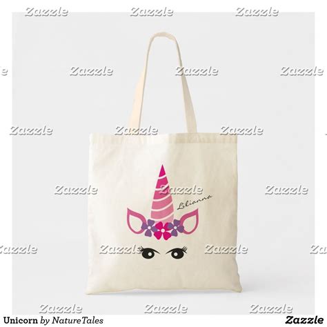 Unicorn Tote Bag Zazzle Tote Bag Bags Tote