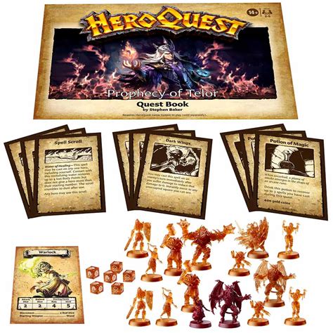 Heroquest Prophecy Of Telor Quest Pack Card Board Games Zing