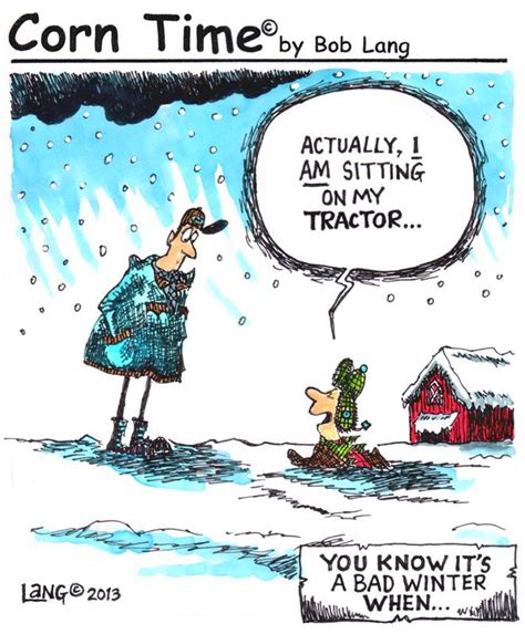 Funny winter cartoon, he better get a 2 stage snow blower! Funny ...